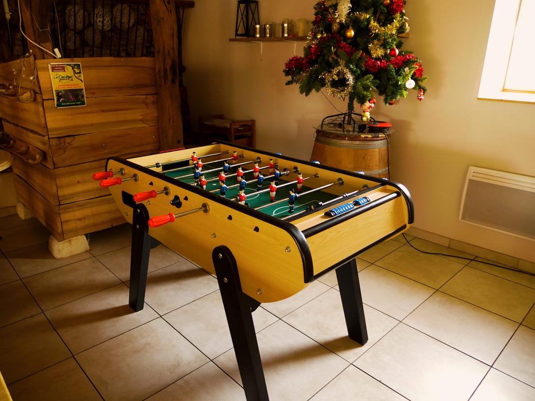 Futbolín en la sala común